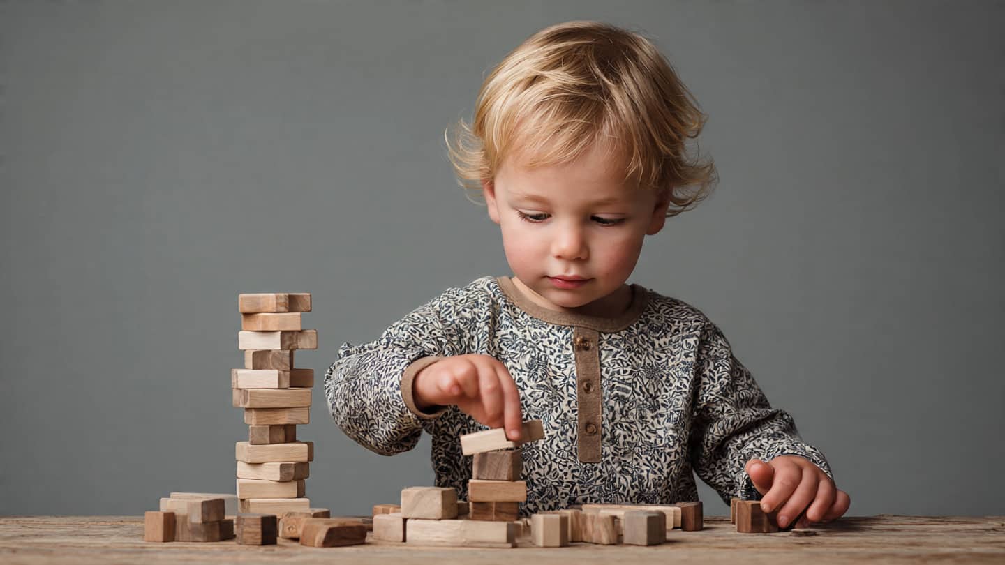 Jouet éducatif simple et intuitif pour enfant de 1 à 2 ans
