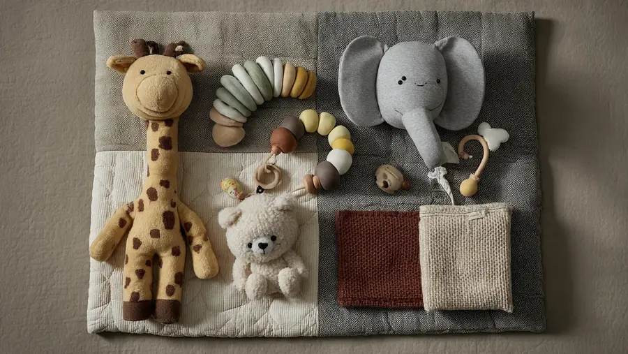 Sélection de jouets pour 0-3 mois
