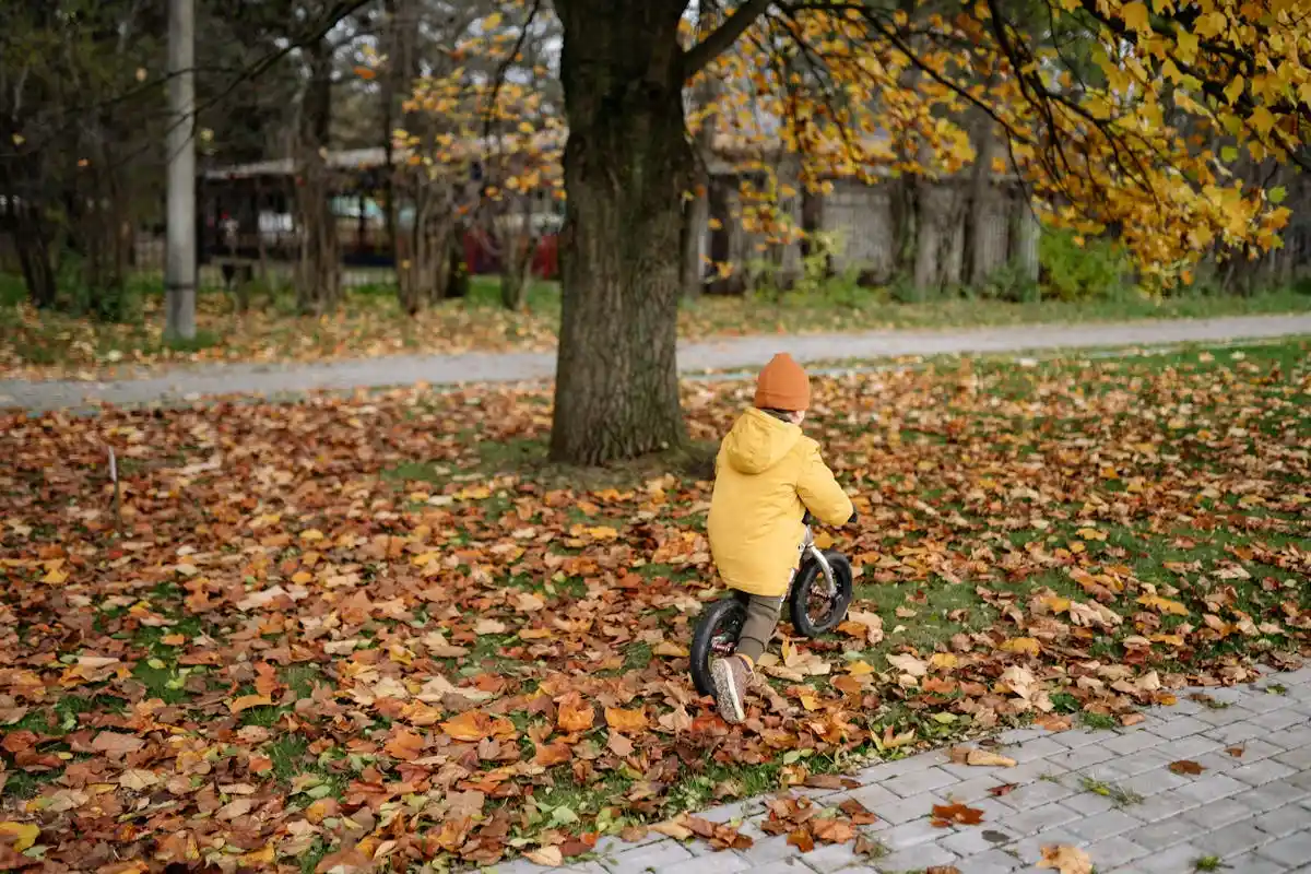 Jouet d’extérieur 3 ans : enfant sur une draisienne