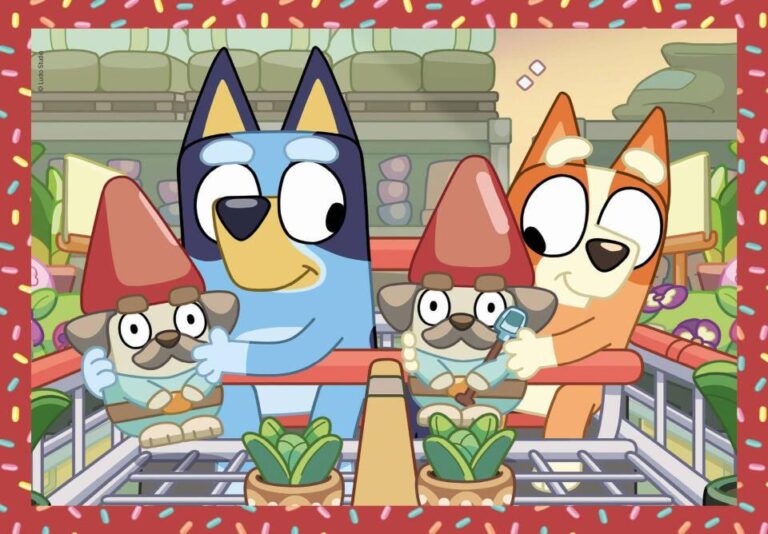 Puzzle 4 en 1 Bluey Clementoni