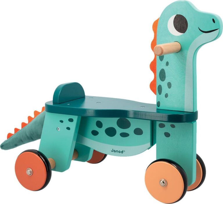 Porteur en bois Janod Portosaurus
