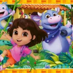 Puzzles 2 x 12 pièces Dora Ravensburger