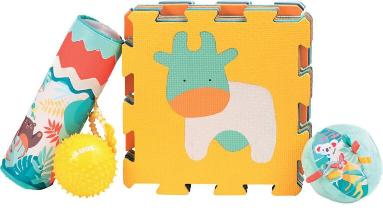 Coffret sensoriel 9 dalles Animaux Ludi