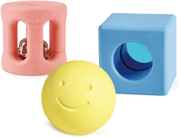 Trio de Hochets Géométriques Hape