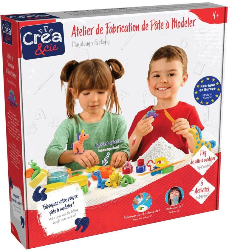 Atelier de fabrication de pâte à modeler Créa & Cie