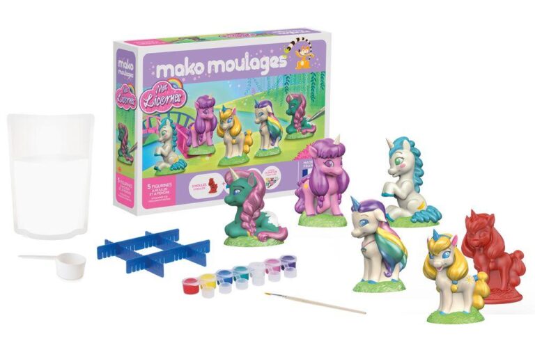 Coffret de moulage Mako Moulages Mes licornes