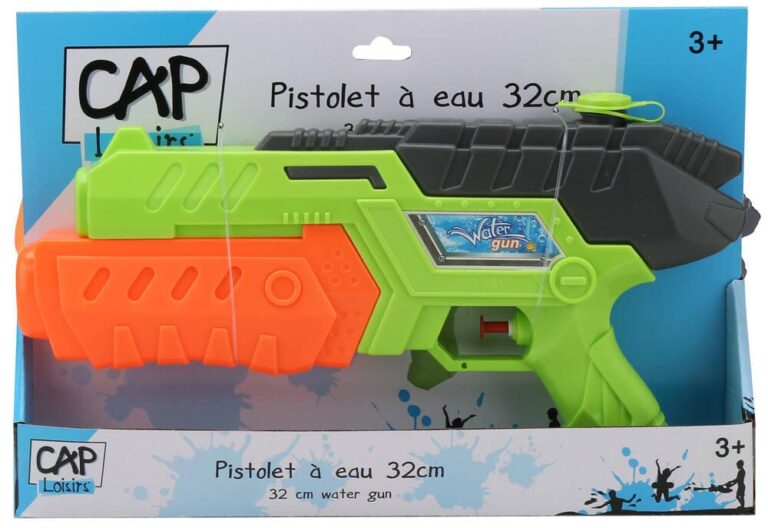 Pistolet à eau Cap 32 cm double buse