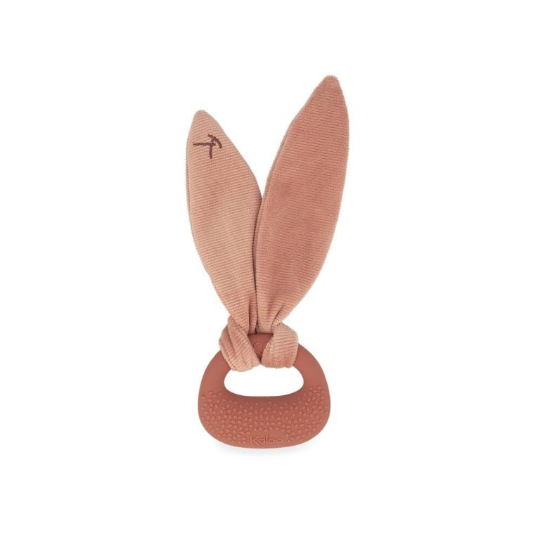 Anneau de Dentition Lapin Silicone Kaloo (Terracotta, Crème)