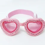 Lunettes de piscine enfant Sidj cœur et strass