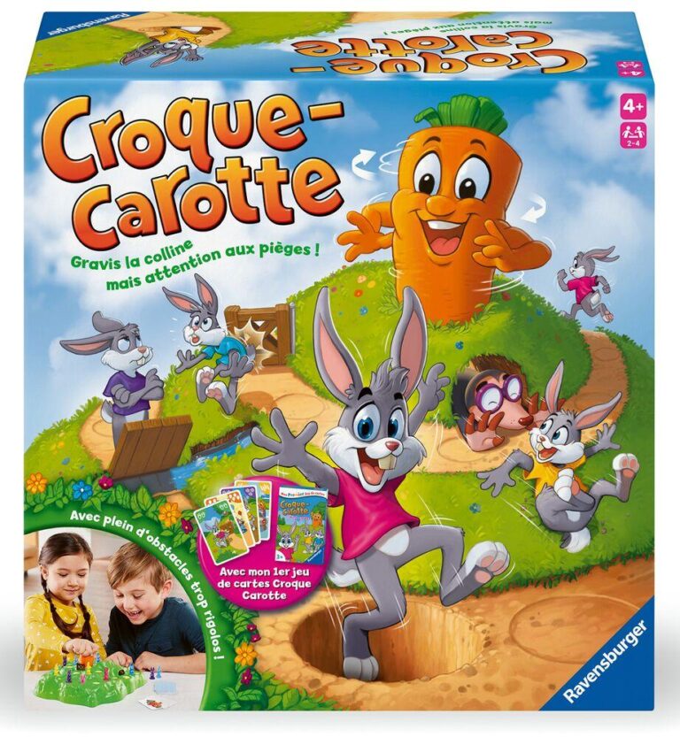 Croque Carotte Ravensburger avec jeu de cartes