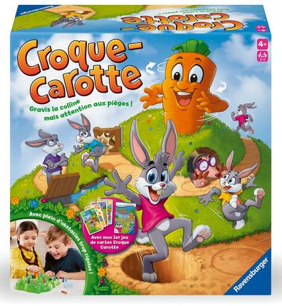 Croque Carotte Ravensburger avec jeu de cartes
