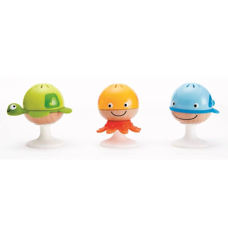 Coffret de Hochets Animaux Marins à Ventouse Hape