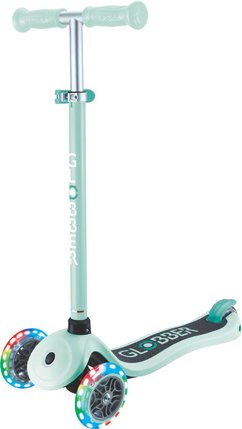 Trottinette 3 roues Globber Primo Lights (Vert menthe)