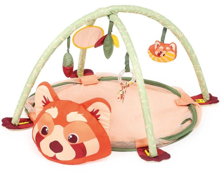 Aire d&rsquo;éveil et piscine à balles Panda Roux Ludi