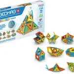 Jeu de construction magnétique Geomag Supercolor 78 pièces