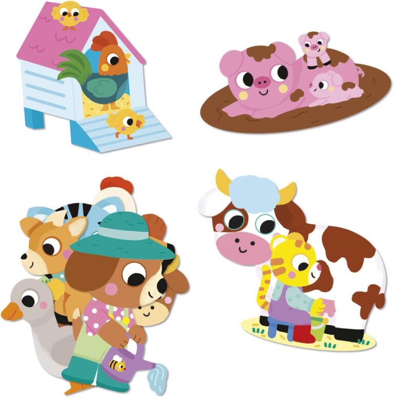 Gommettes animaux de la ferme Janod x50