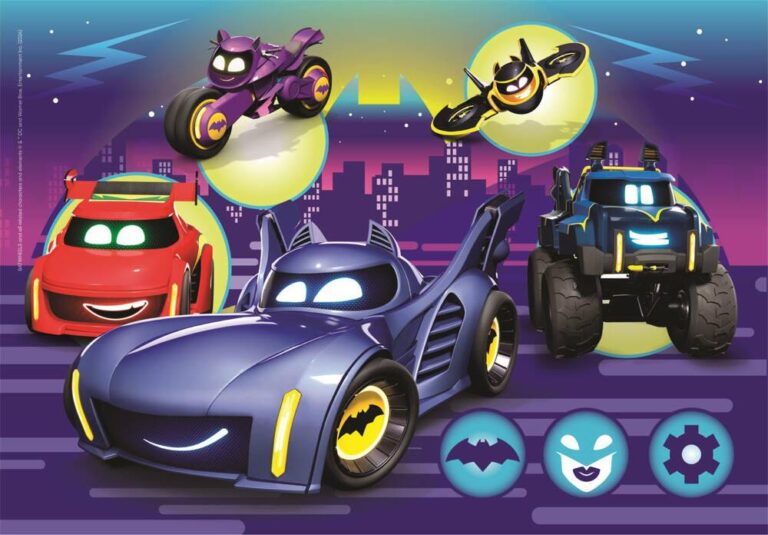 Puzzle 2 x 20 pièces Batwheels Clementoni