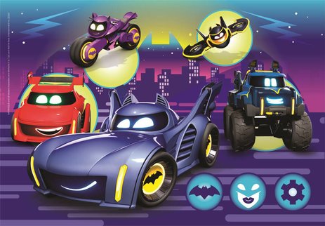 Puzzle 2 x 20 pièces Batwheels Clementoni