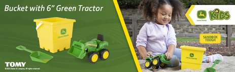 Bac à sable camion John Deere Tomy