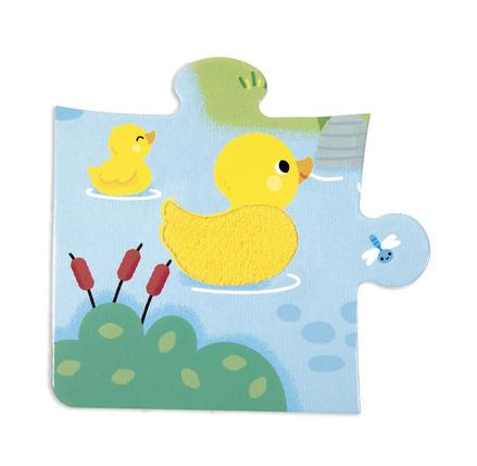 Puzzle tactile Ferme Janod, 20 pièces