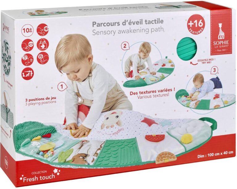 Parcours d&rsquo;éveil tactile Sophie la Girafe Vulli