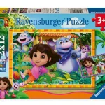 Puzzles 2 x 12 pièces Dora Ravensburger