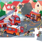 Puzzle Pompiers Janod, 24 pièces