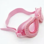 Lunettes de piscine enfant Sidj cœur et strass