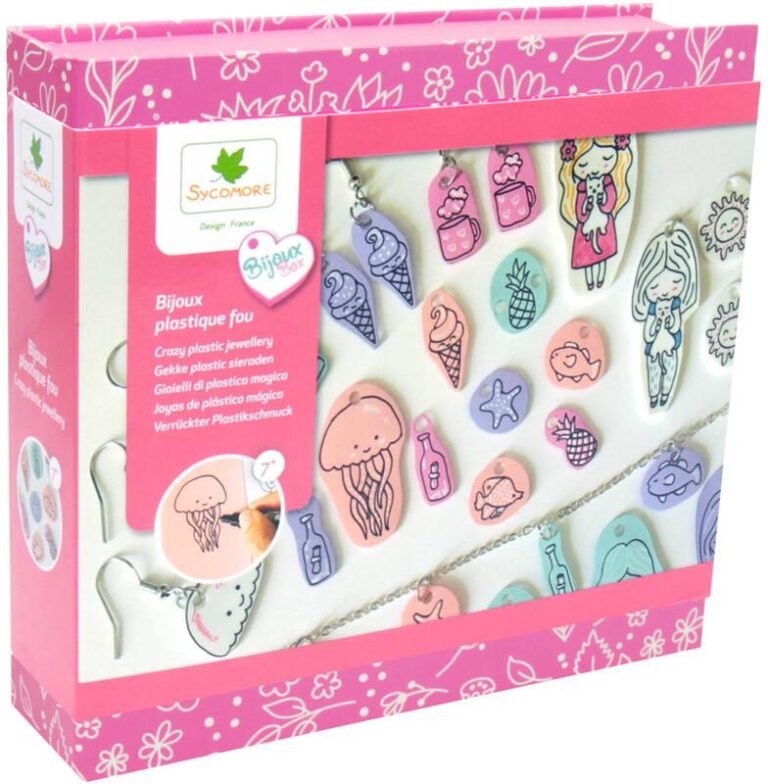 Kit création de bijoux en plastique fou Sycomore