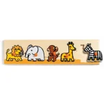 Puzzle bois à boutons Jungle Djeco, 5 pièces