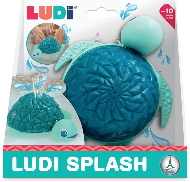 Ludi Splash Tortue Lumineuse à Jets d&rsquo;Eau