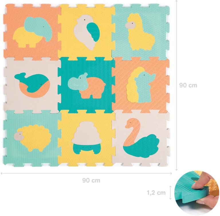 Dalles Animaux Touch en mousse Ludi