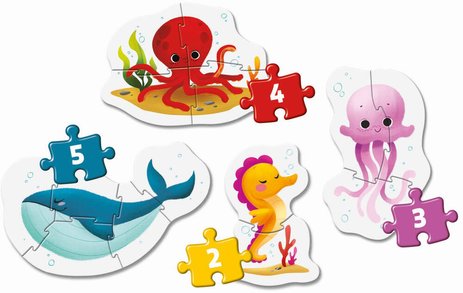 My First Puzzles Vie marine Clementoni