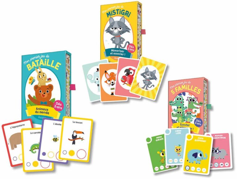 Coffret Mes premiers jeux de cartes Auzou