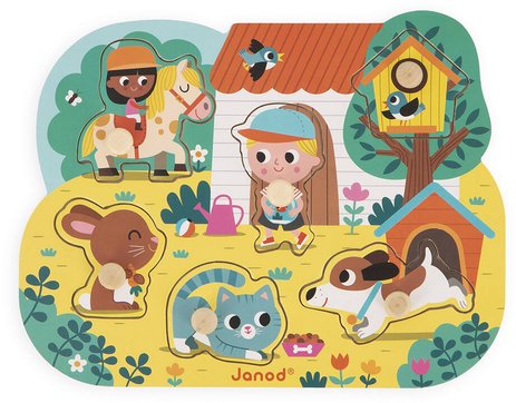 Puzzle Campagne Janod, 6 pièces