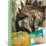 Carnet de stickers par numéros Dinosart