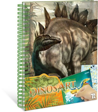 Carnet de stickers par numéros Dinosart