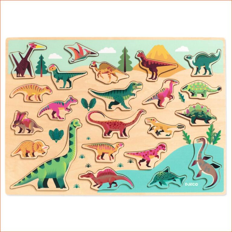 Puzzlo Dino Djeco, 22 pièces