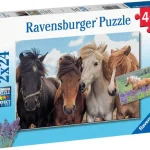 Puzzles 2 x 24 pièces L'Amour des chevaux Ravensburger