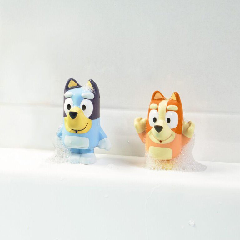 2 Gicleurs de Bain Bluey et Bingo Tomy