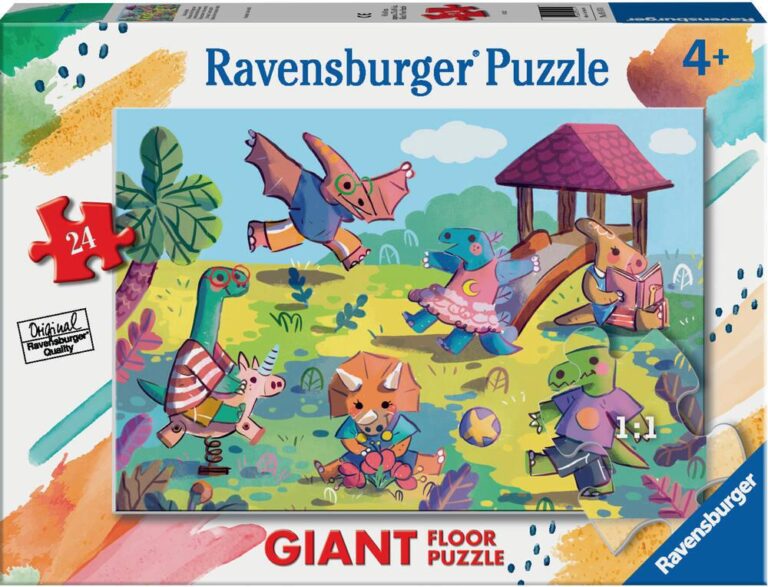 Puzzle Giant 24 pièces La Récréation des Dinosaures Ravensburger