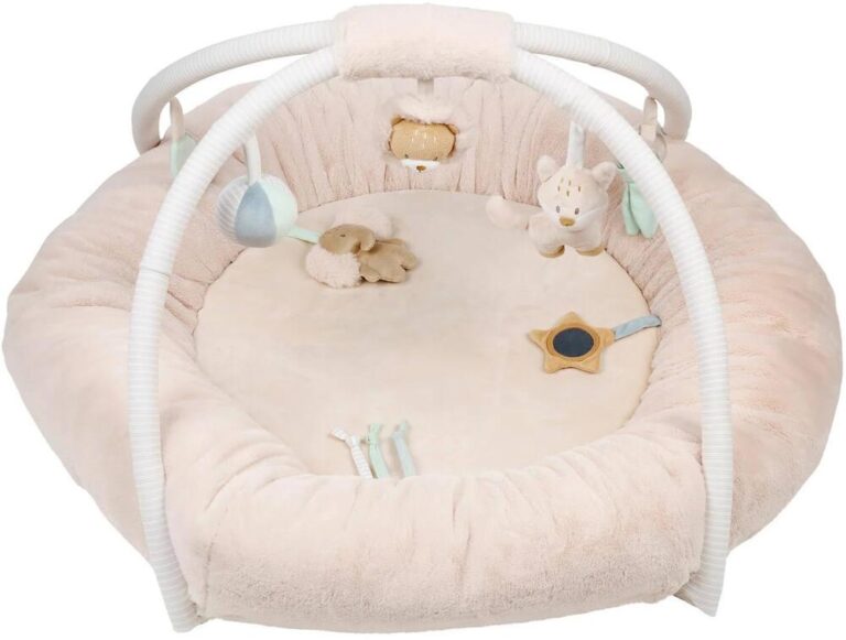 Tapis d&rsquo;éveil pouf avec arches Nattou