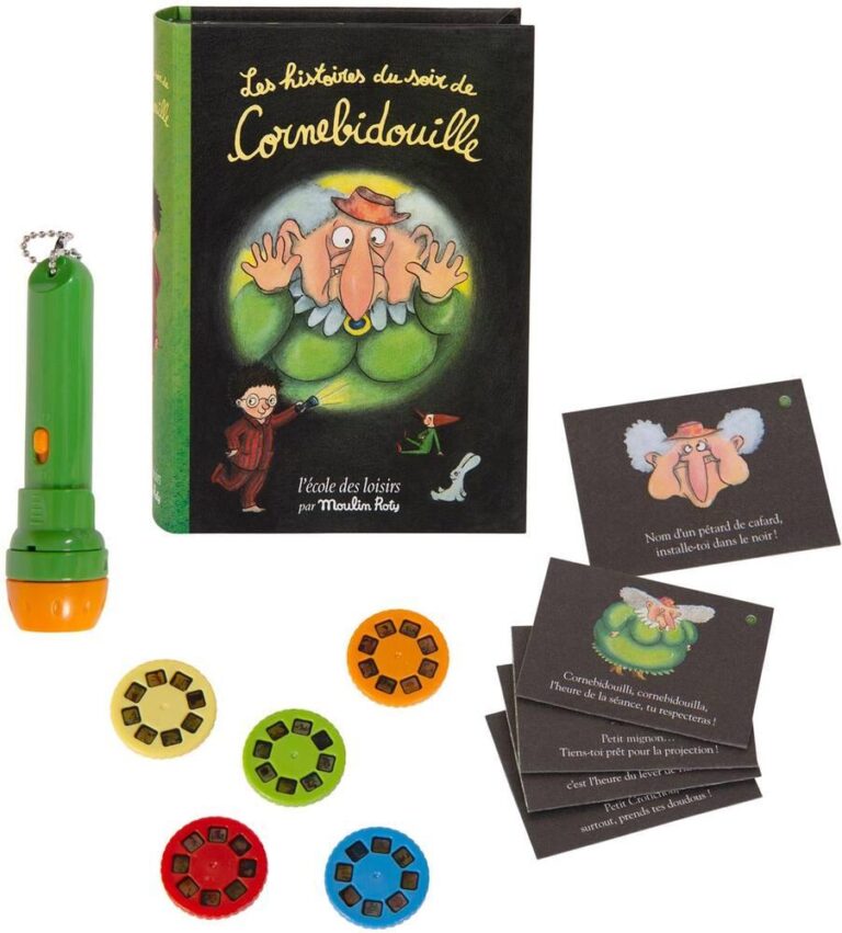 Coffret lampe à histoires Cornebidouille Moulin Roty