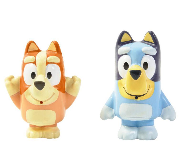 2 Gicleurs de Bain Bluey et Bingo Tomy