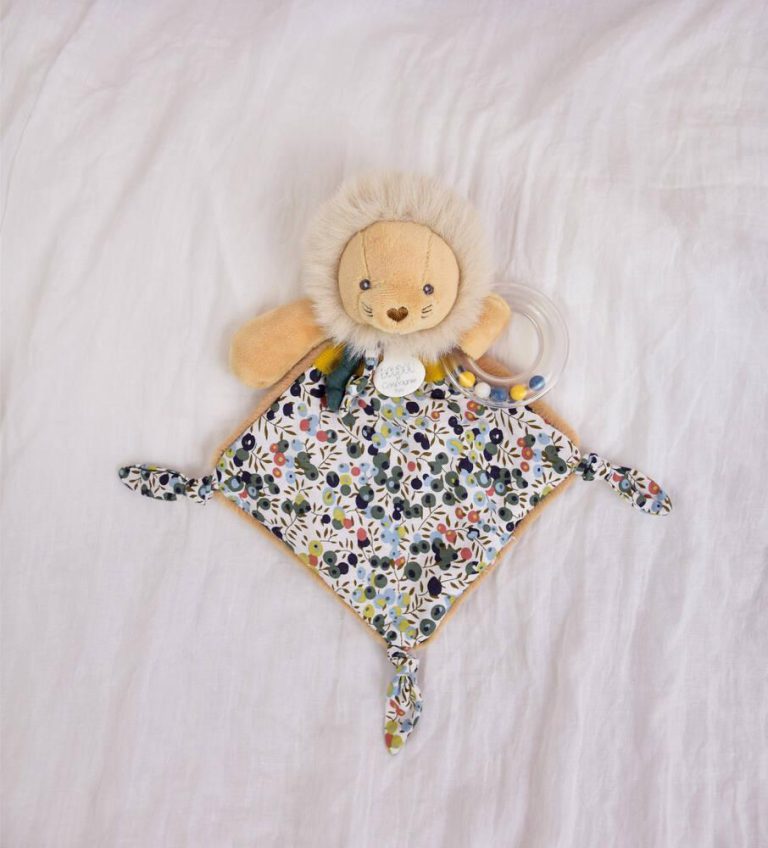 Doudou Hochet Boh&rsquo;aime Doudou et Compagnie (Lion, Faon)