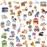 Gommettes animaux de la ferme Janod x50