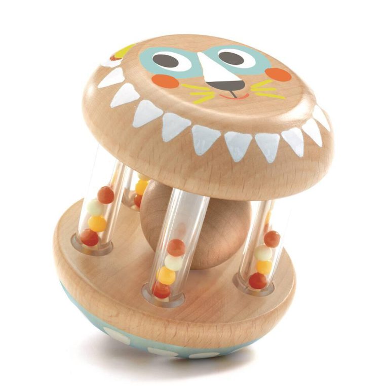 Hochet en Bois BabyShaki Djeco