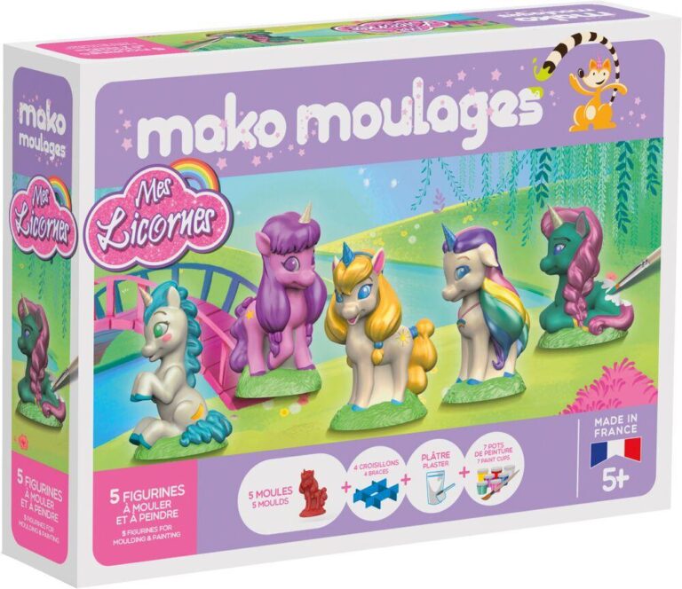 Coffret de moulage Mako Moulages Mes licornes