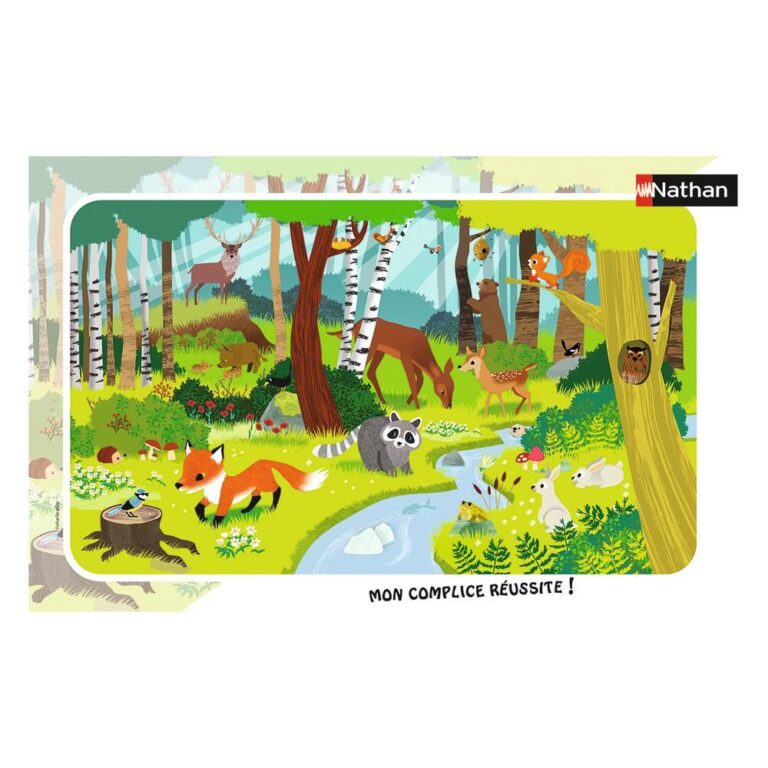 Puzzle Cadre 15 pièces Les Animaux de la ferme Nathan