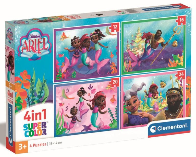 Puzzle 4 en 1 Ariel Clementoni